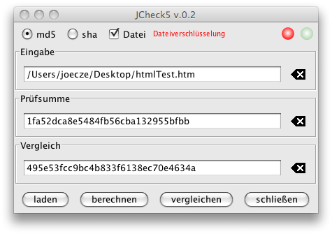 JCheck5-Screenshot /
